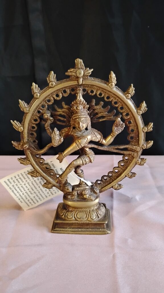Shiva figure. Brass finish